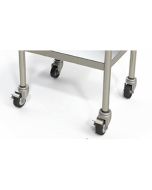 MAC Medical 3C 3" swivel casters for MAC Medical Stainless Steel Tables