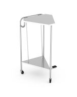 MAC Medical LH-1000-MRI-FOL MR Conditional Triangle Linen Hamper with Foot Operated Lid Holds 18" Bag