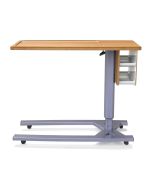 MedViron 39" Overbed Table with 5 Year Gas Spring Warranty, 2 Shelves