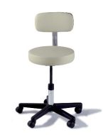 Midmark Ritter 271 Manually Adjustable Physician Stool with Back