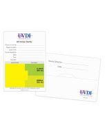 UltraViolet Devices UV-C Surface Dose Verification Cards