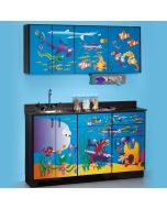 Clinton7936-X Ocean Commotion Table & Cabinet