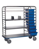 Pedigo CDS-178-C Central Supply Cart with Tote Boxes & Accessories