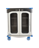 Pedigo RCC-245-B Rev-O-Lu-Tion Enclosed Surgical Case Cart