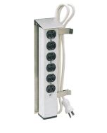 Pedigo Hospital Grade Outlet Strip with 15 ft. Cord for Infusion Pump Stands, P-3401