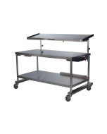 Pedigo CDS-2472-W/C Central Supply Work Table With 4" Casters With Brakes