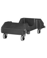 Rubbermaid Resin Trainable Dolly for 16 and 23 gal Slim Jim Cans, 1980602