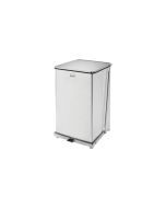 Rubbermaid Defenders Square Step Can 25 gal, Stainless Steel, FGST40SSPL