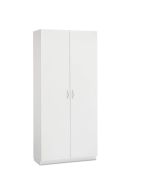Innerspace Evolve Scope Cabinet with Two Hinged Solid Doors, AireCore and Brushed Aluminum