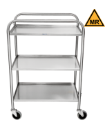 Blickman MRI Safe Medium Duty Utility Cart with Side Rails